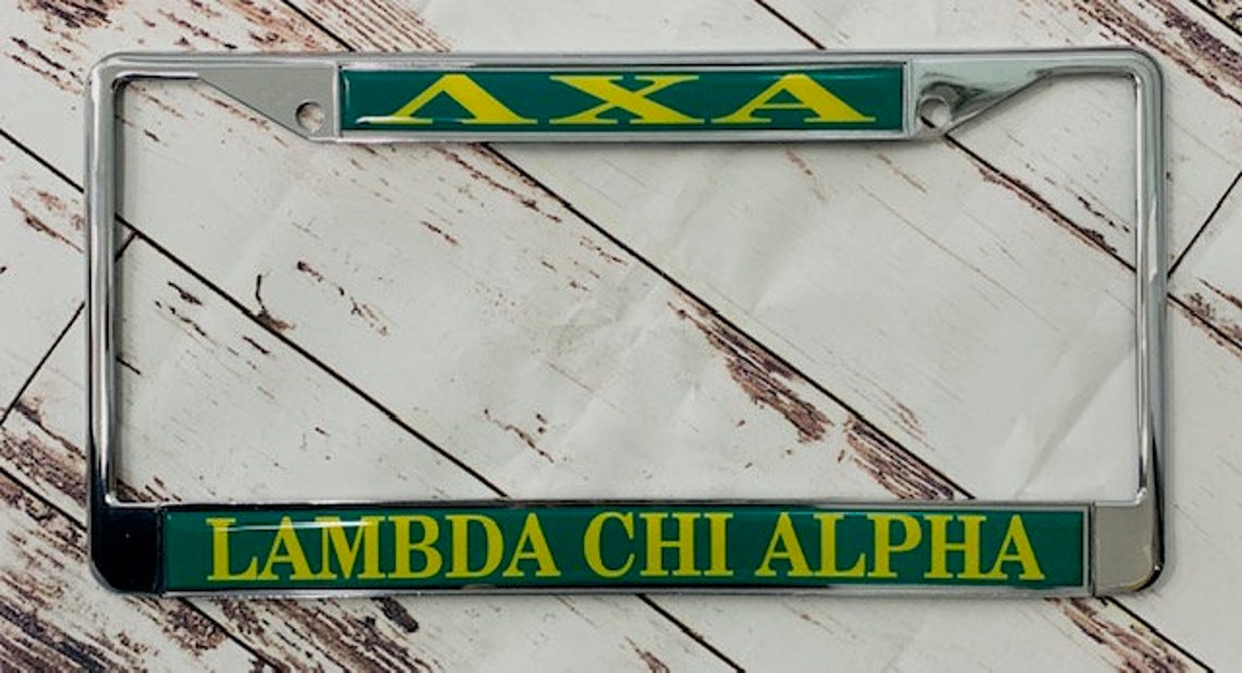 Lambda Chi Alpha License Plate - Etsy