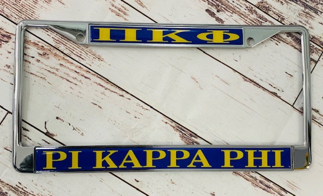 Pi Kappa Phi License Plate Etsy