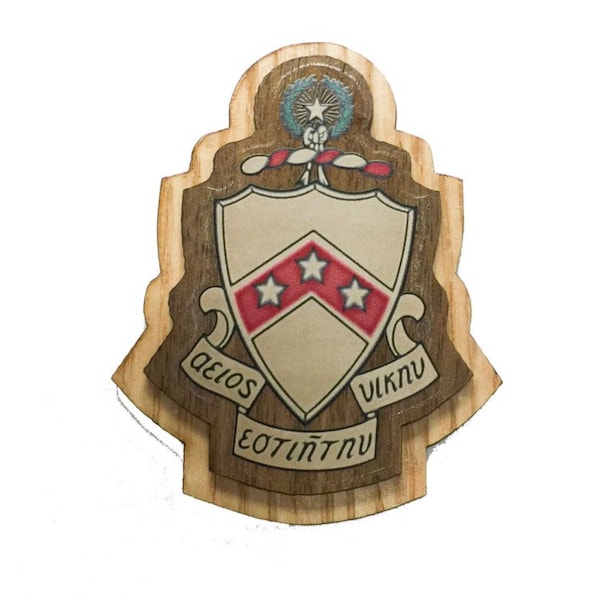 Phi Kappa Tau Wooden Crest