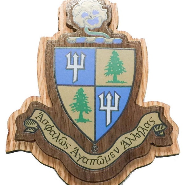 Delta Delta Delta Wooden Crest