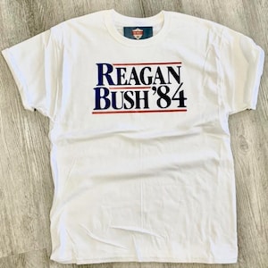 レーガン・ブッシュ 1984 ヴィンテージスタイル キャンペーンシャツ