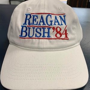 Reagan Bush 1984 remake Embroidered Campaign Dad Hat