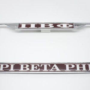 Pi Beta Phi license plate