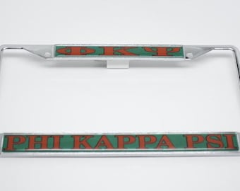 Phi Kappa Psi license plate