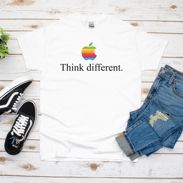 Apple Computer 80's Shirt Think Different