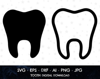 Download Tooth Svg Cut File Etsy