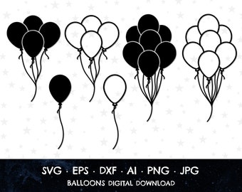 Download Birthday Balloon Svg Etsy