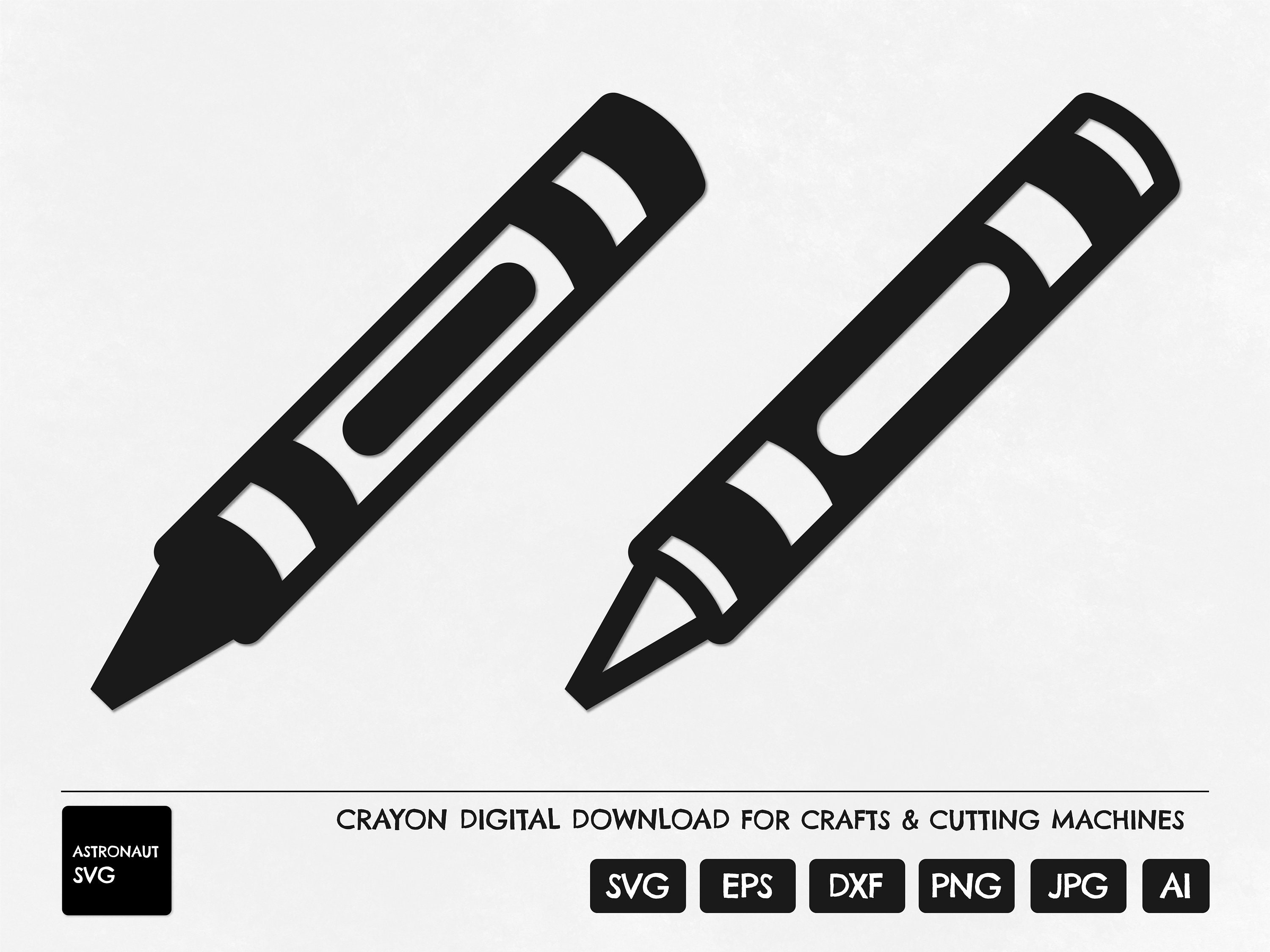 Crayon SVG Crayons SVG Back to School SVG Crayon Etsy Canada