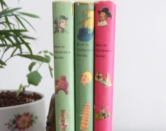 Vintage Children's Books Set, 1958 Classics, Andy Warhol Illustration