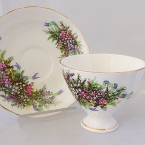 Ford Sons Ltd. Crownford Fir & Berries Teacup w/Saucer, Vintage Crownford, Winter Pattern Teacup, Cottage Chic Tea, Afternoon Tea, Time Time