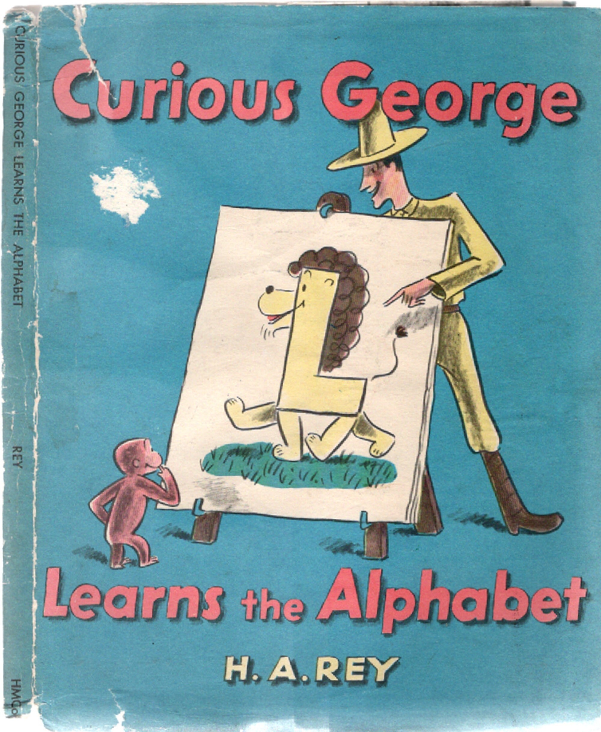 Vintage Curious George Learns the Alphabet by H.A. Rey