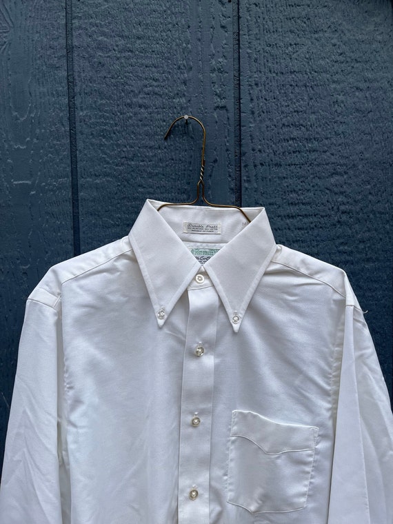 Vtg NWOT Cable Car Clothiers 14.5-34 White Oxford… - image 1