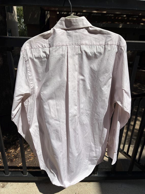 eagle shirtmakers dress shirts Vtg EAGLE SHIRTMAKERS 16-34 Sea Island Cotton Striped Spread Collar Shirt