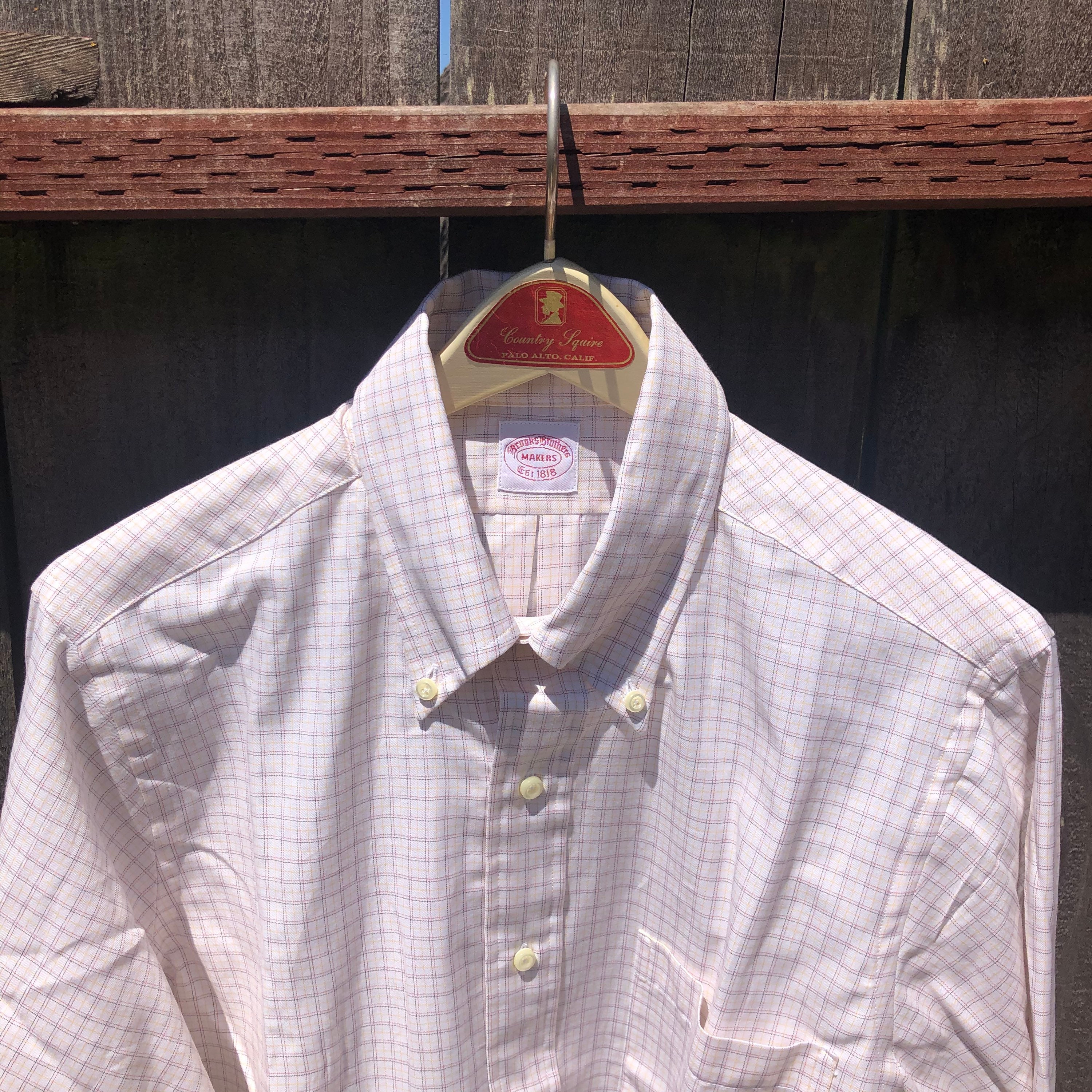 BROOKS BROTHERS NWT 16-34 Tattersall Custom Button-down Shirt