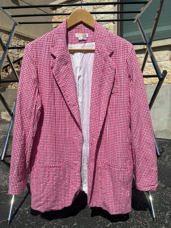 Brooks Brothers, Vtg BROOKS BROTHERS Women’s Medium Gingham Jacket