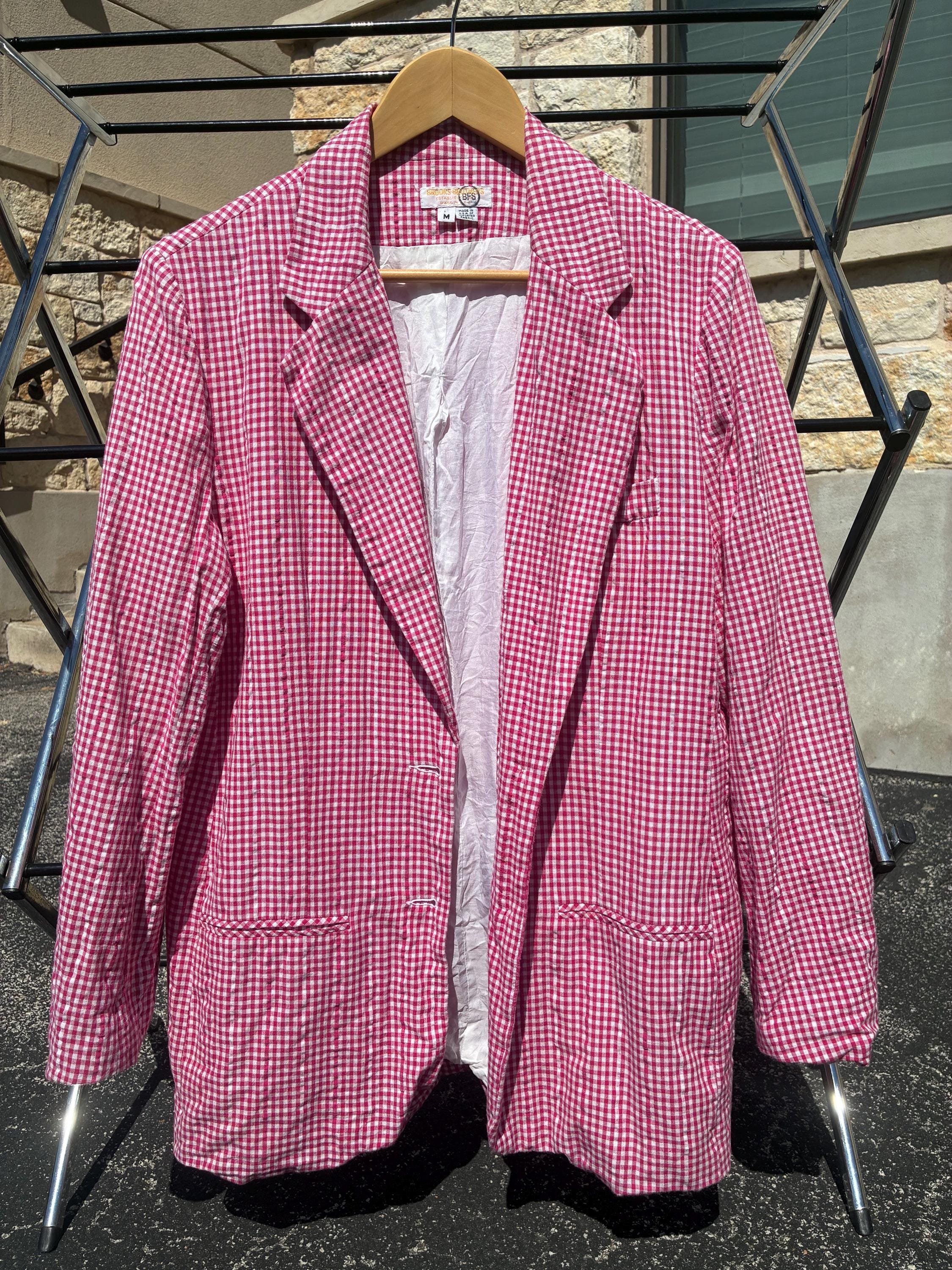 Brooks Brothers, Vtg BROOKS BROTHERS Women’s Medium Gingham Jacket