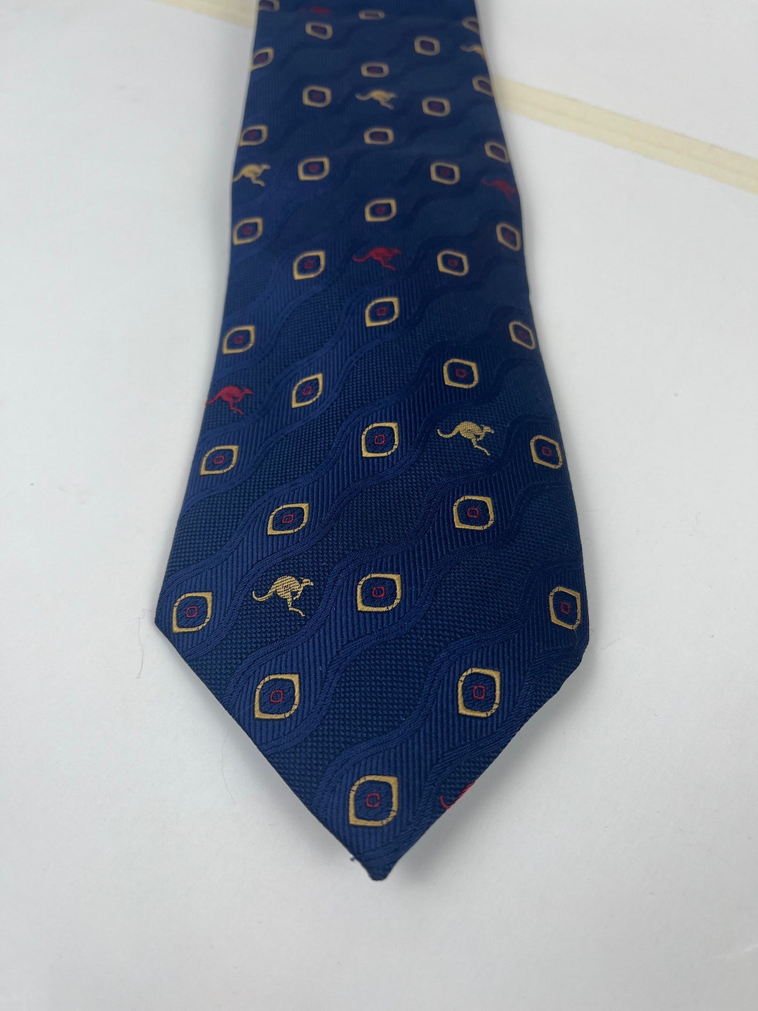 Tie Australia Kangaroo Diamond Blue - Address main image 1