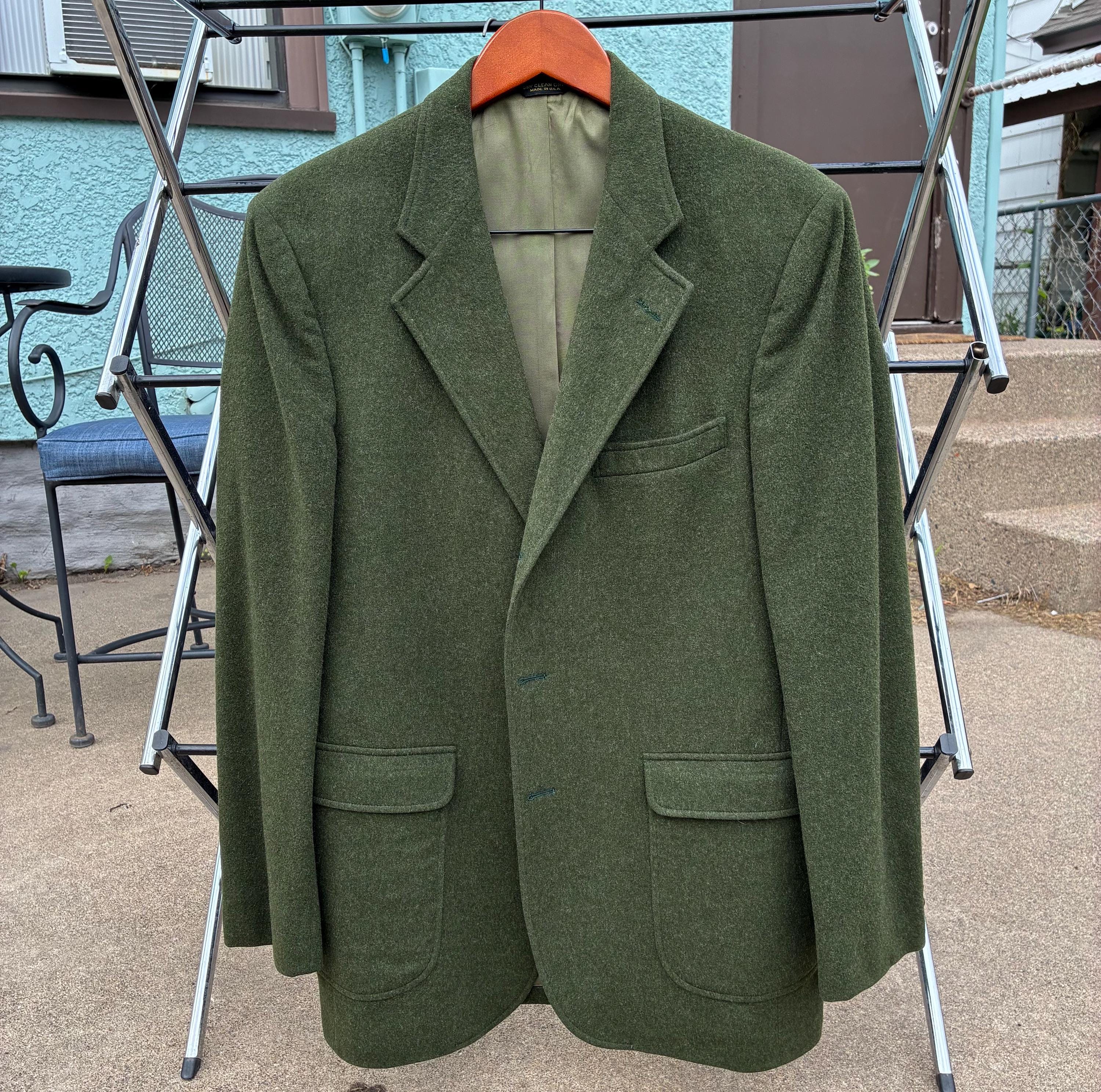 Vintage Loden Coat Mens - Etsy