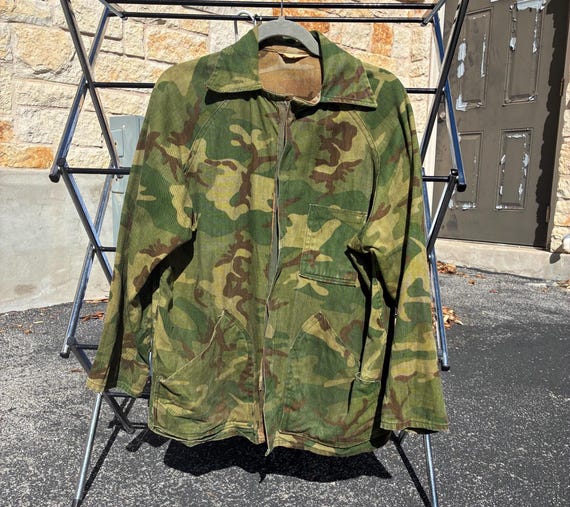 Vtg 70s 'ranger' Medium Mitchell-esque Reversible Camo Hunting