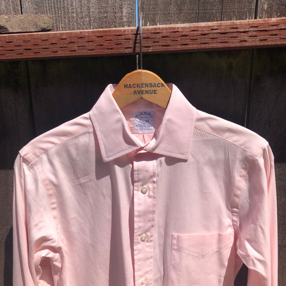 Vtg BROOKS BROTHERS Extra Small Peach 