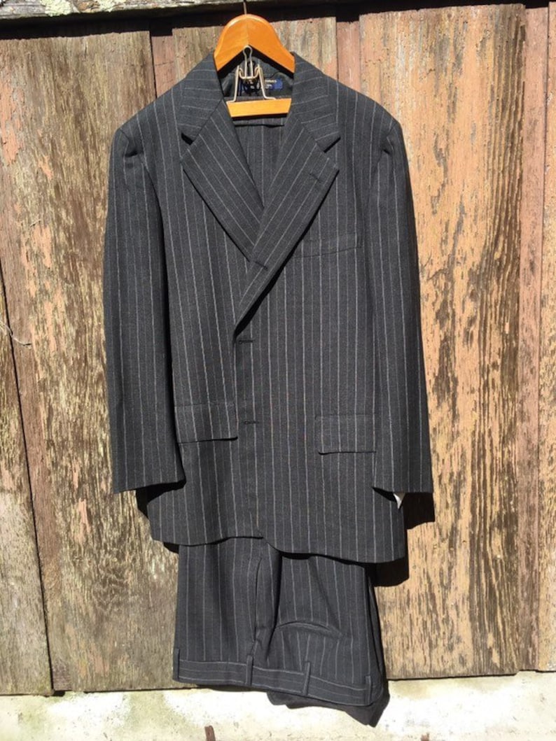 brooks brothers pinstripe suit