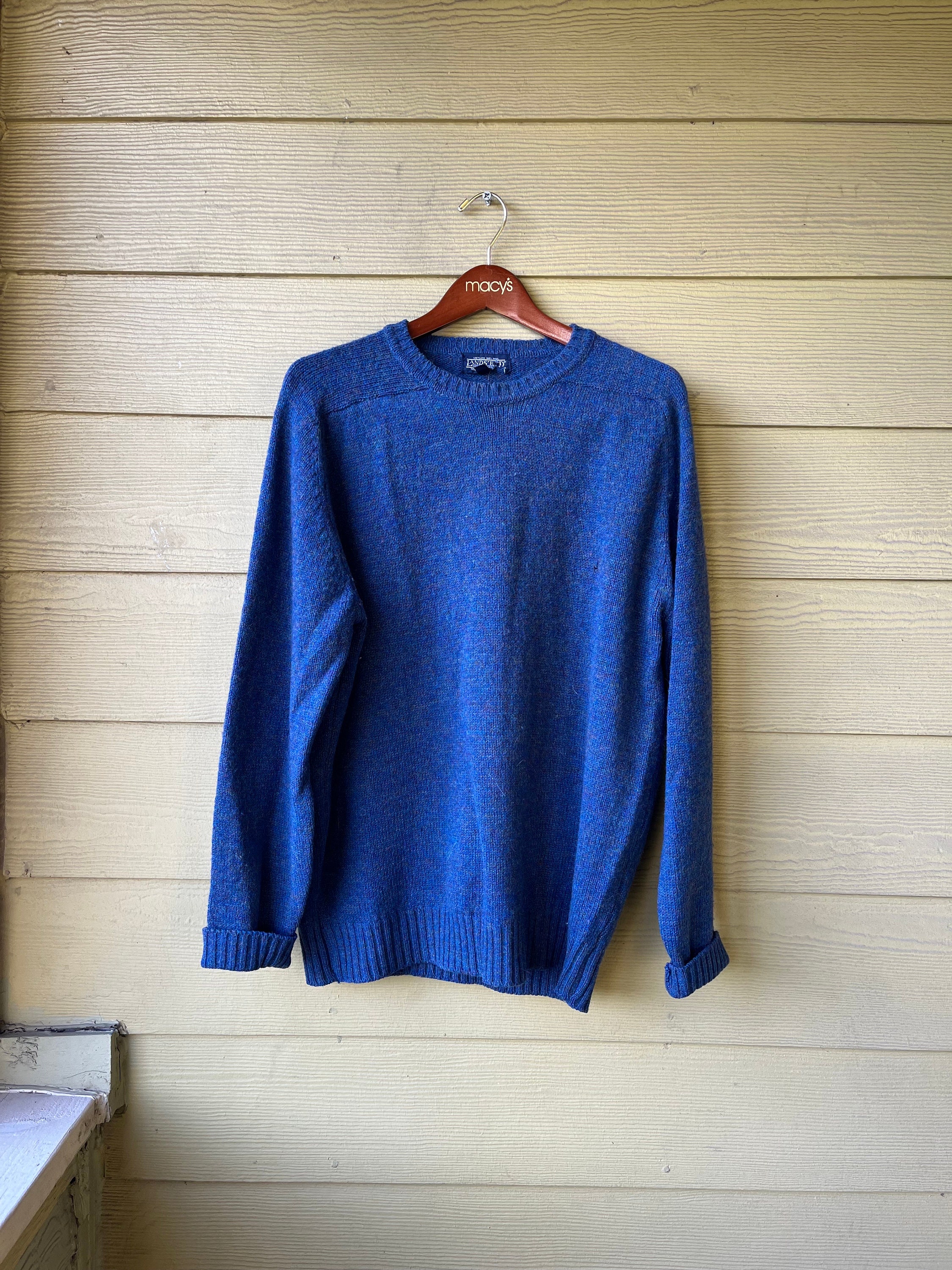 Lands end ragg wool sweater sale