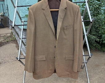 Vtg 60s 36S Rare 4-Piece 3/2 Plaid Suit w/Reversible Vest and 2 Pair Trousers