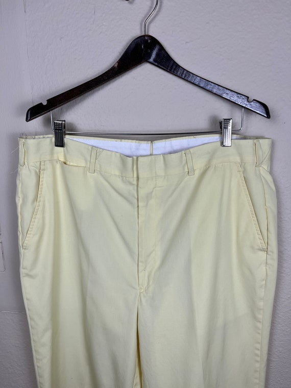 Vtg BROOKS BROTHERS 39 ‘Go to Hell’ Yellow Cotton 