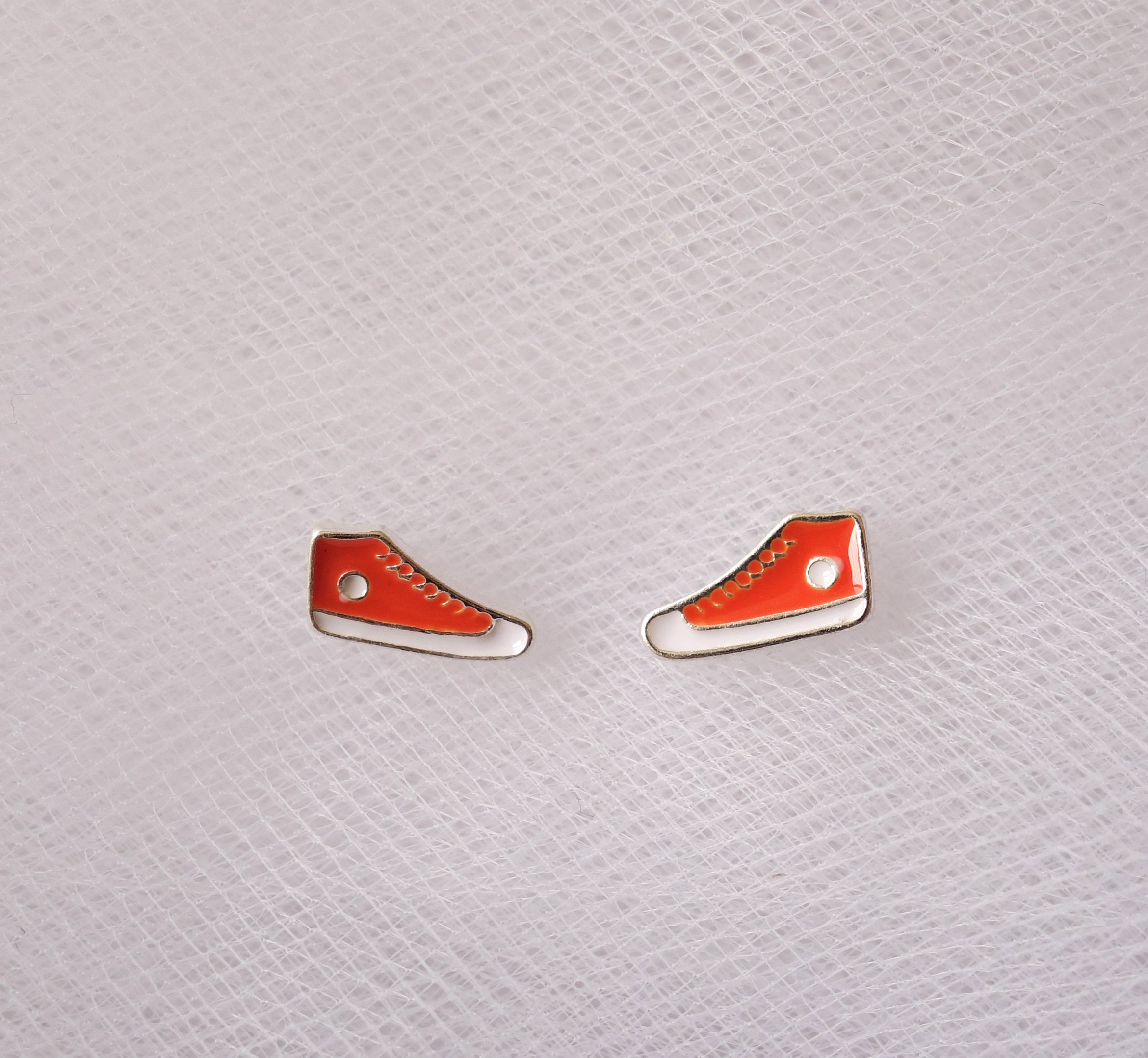 Colourful Funky Enamel Converse Boots Shoes Stud Earrings Etsy UK