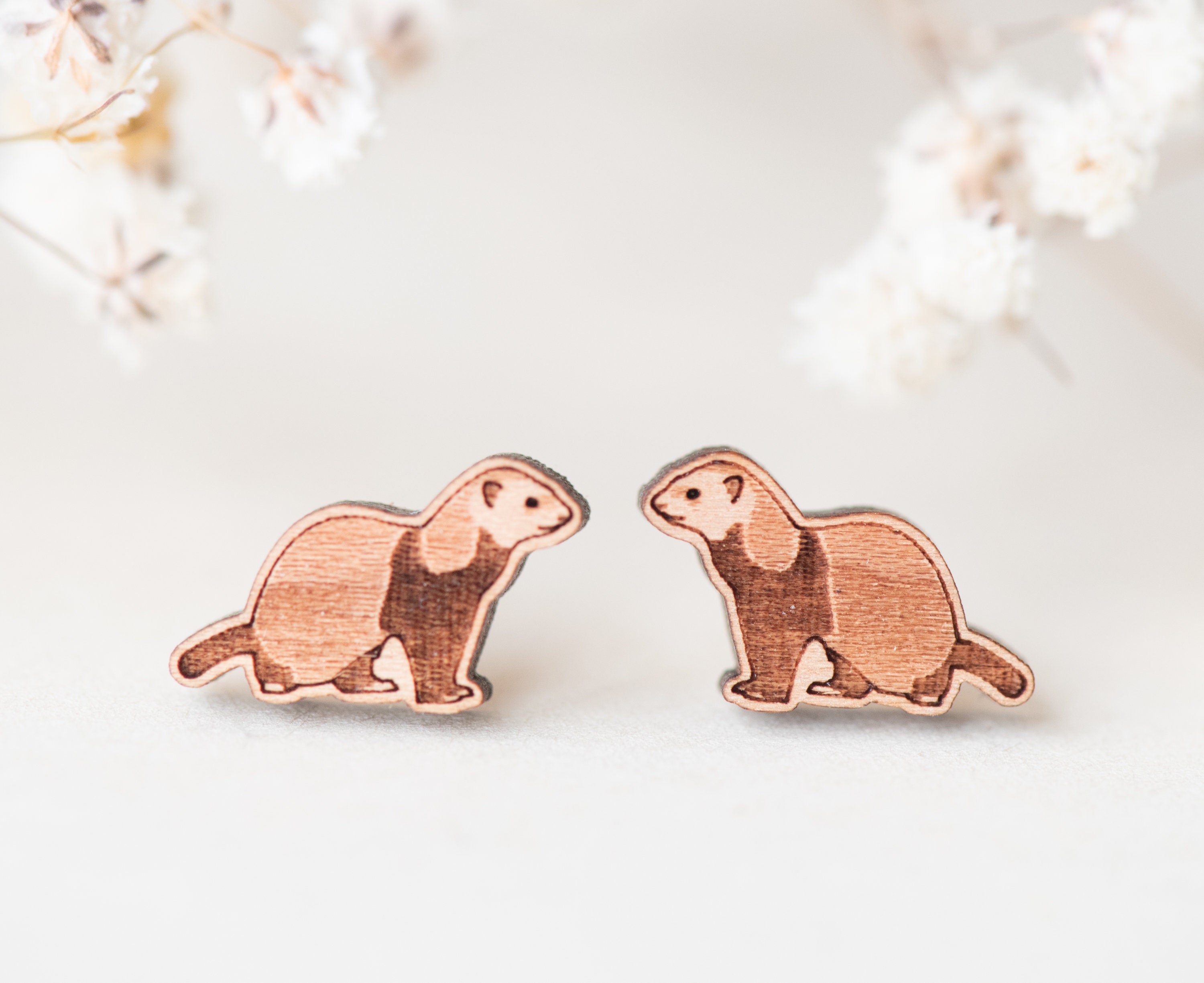 Ferret earrings discount