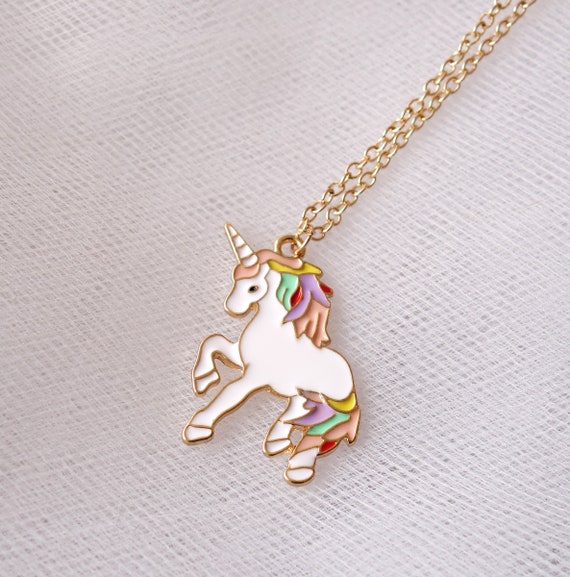 Cute unicorn best sale necklace