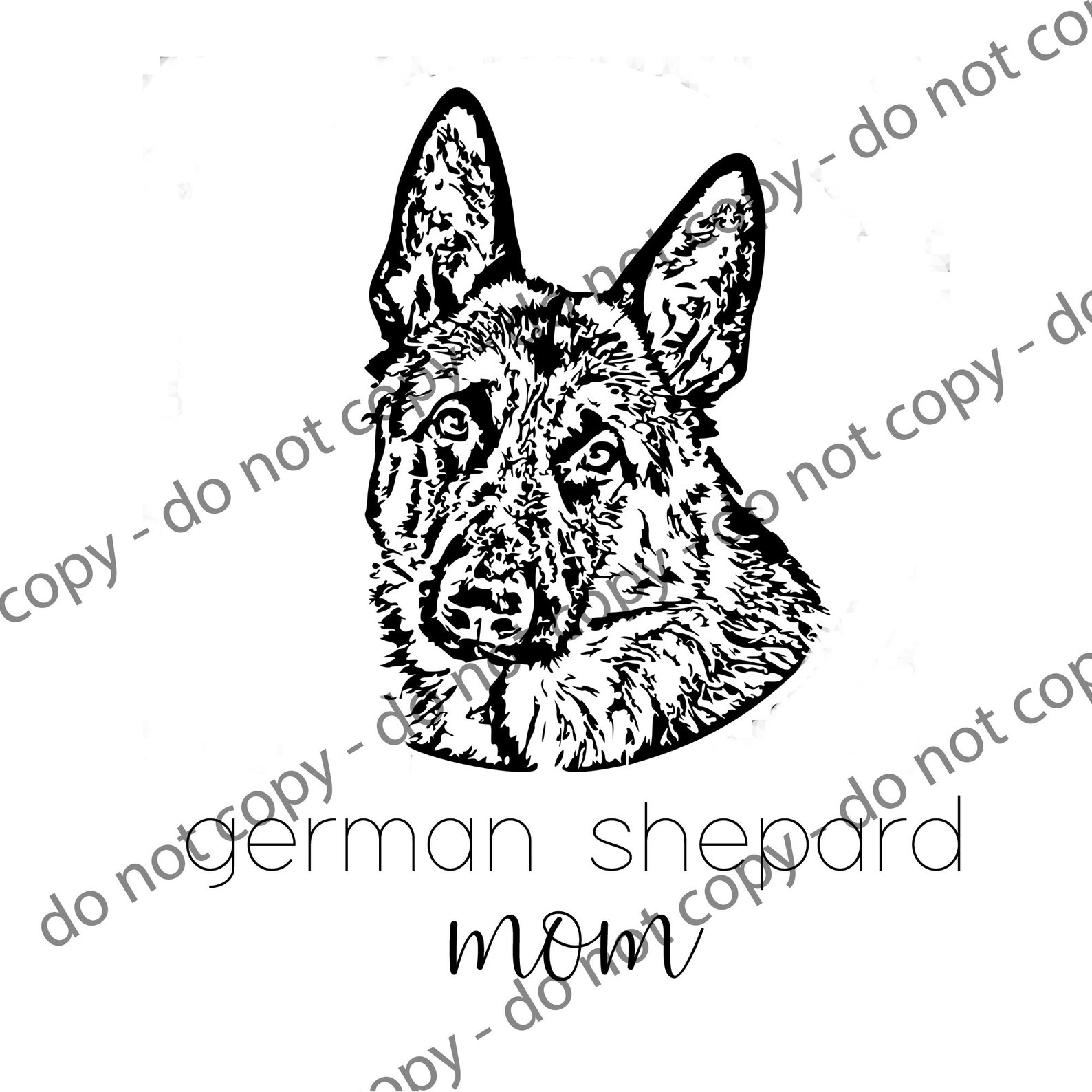 German Shepherd Mom Cricut Cut File - Etsy