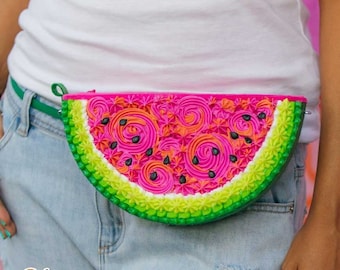 Watermelon Slice Cake Fanny Pack / Purse,Watermelon, Watermelon slice, Watermelon purse,Watermelon purses, Watermelon bag, Watermelon  bags