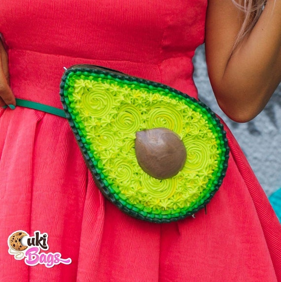 AVOCADO Fanny Pack Purse Vegan Purse Avocado Purse Avocado Purses Avocado Bag Avocado Bags Vegan Bag Vegan Outfit Avocado Cake Etsy