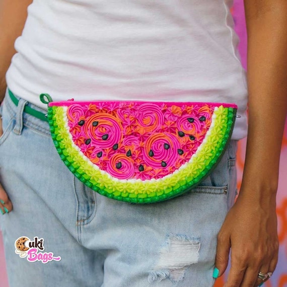 Watermelon Slice Cake Fanny Pack Purse watermelon Watermelon