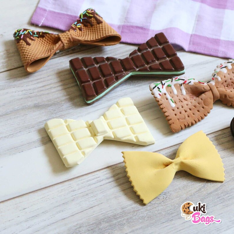 White Chocolate BOW TIE Biscuit Bow Tie Biscuits Biscuit Etsy