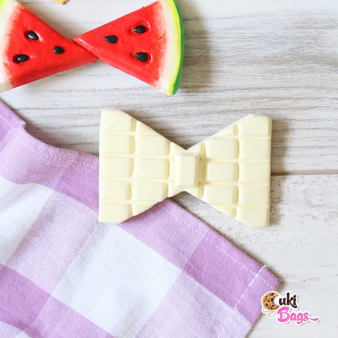 White Chocolate BOW TIE Biscuit Bow Tie Biscuits Biscuit Etsy