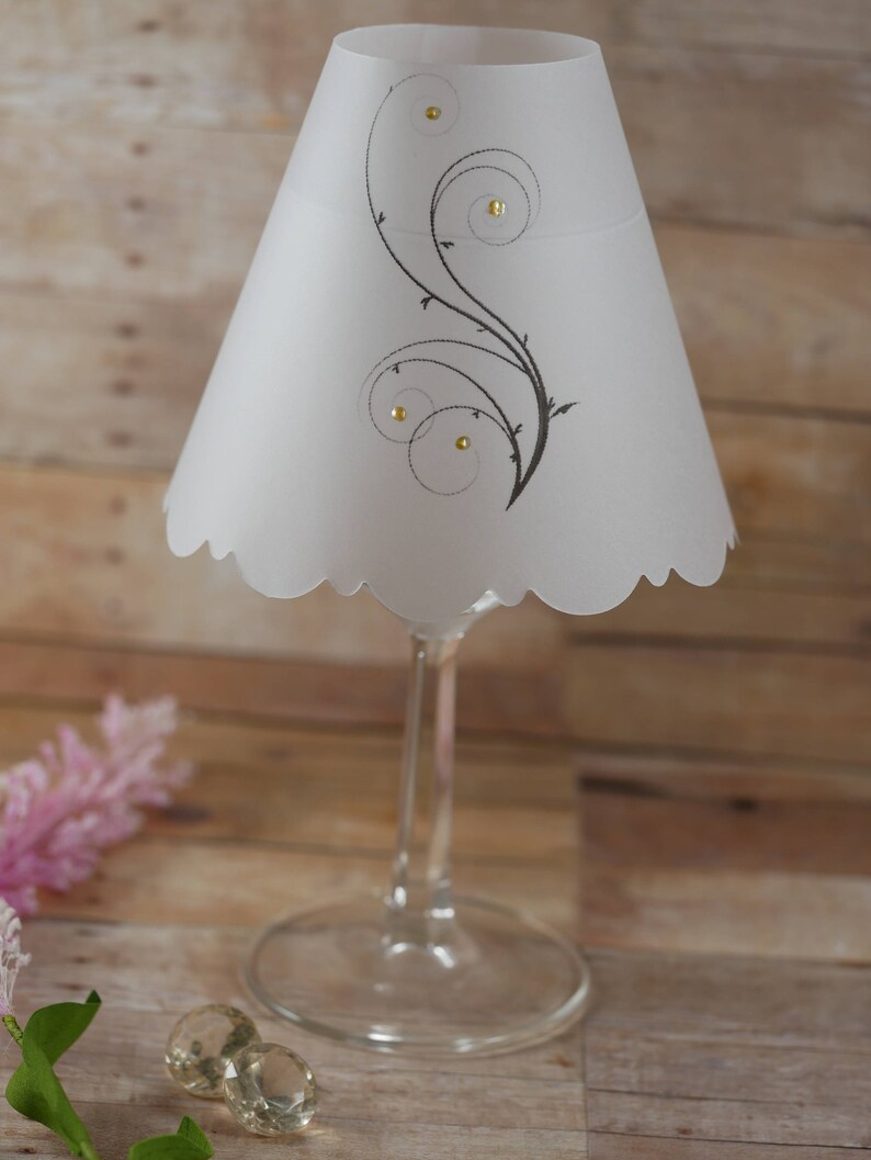 Vellum Wine Glass Luminary Shades Lantern Luminaria Lamp Shade Wedding Table Decoration