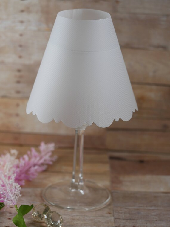 vellum wine glass luminary