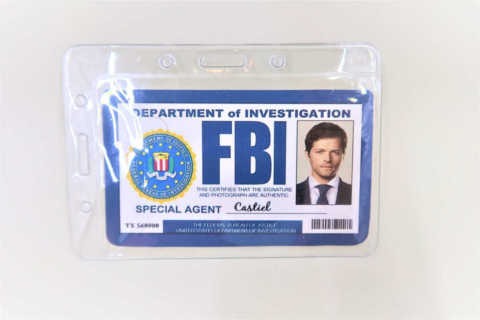 Supernatural ID Badge Supernatural Fake FBI ID Cosplay - Etsy
