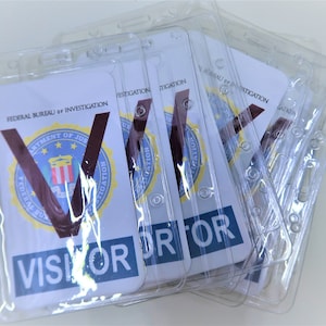 Set of 15  fake ID Badge, Halloween costume accessories, fake  ID Hannibal themed