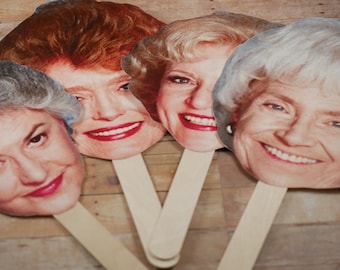 The Golden Girls photo booth, Golden Girls photo booth props, Golden Girls party, Dorothy,  Rose, Sophia, Blanche