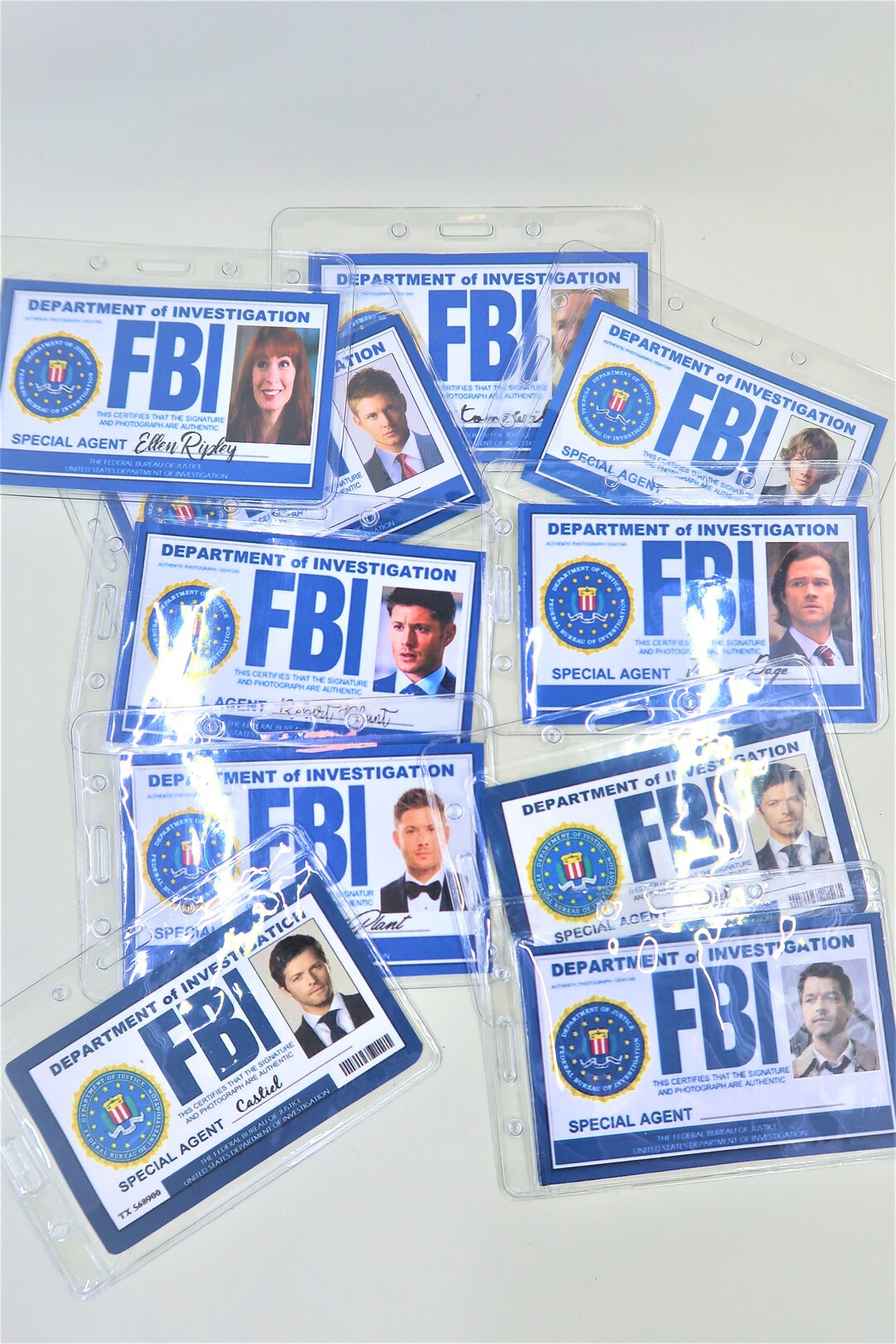 Supernatural ID Badge, Supernatural, Fake FBI ID, Cosplay , Cosplay ...