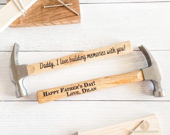 Personalized Hammer | Christmas gift | Engraved Hammer | Gift for Dad | Birthday Gift | Personalized gift for him | Custom Hammer