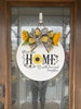 Front Door Decor | Bless this Home | Door Hanger | Front Door Wreath | Welcome | Front Door Sign | Gift | Home Decor | Sunflower Sign 