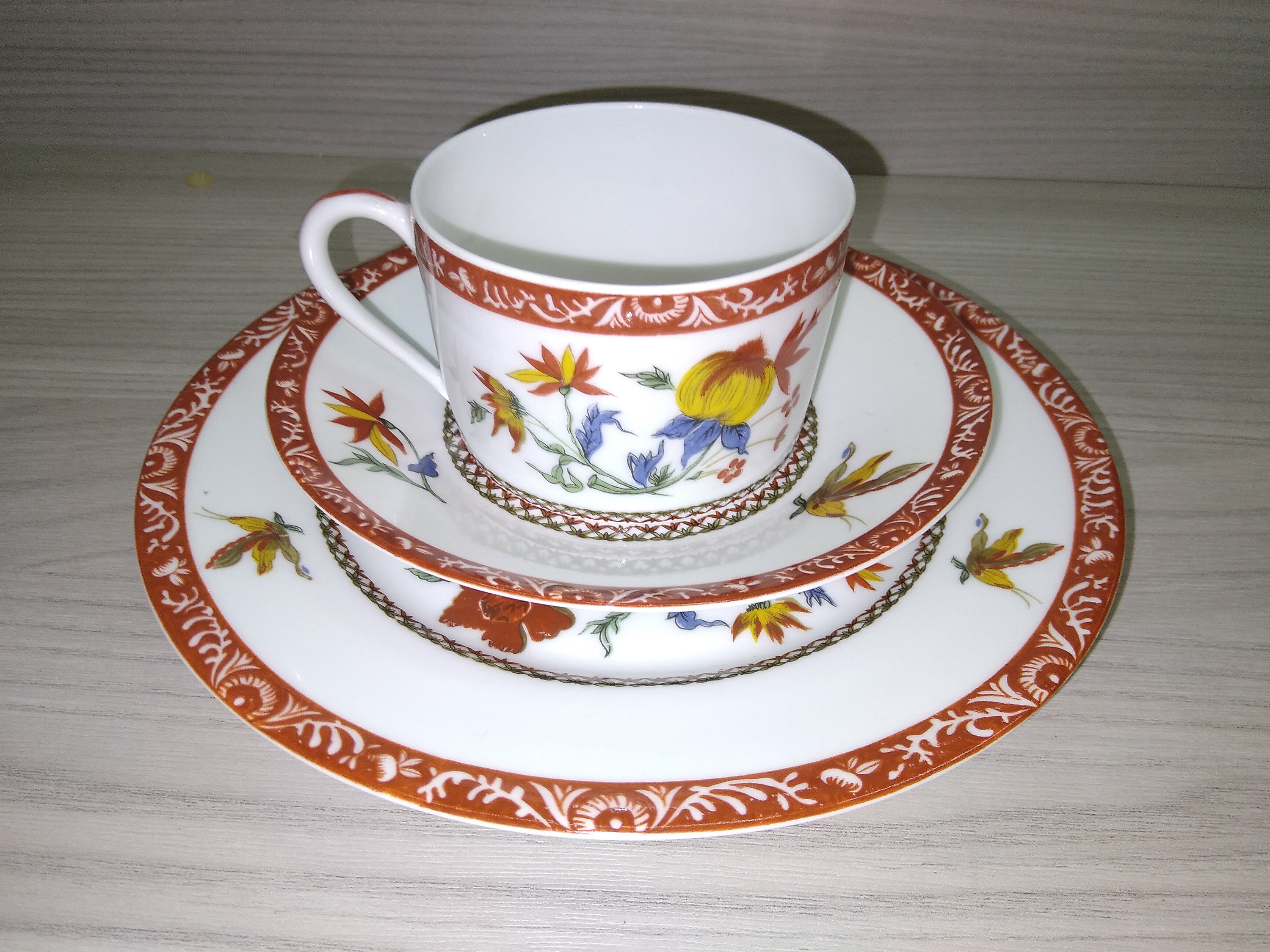 Charles Field Haviland Limoges France BANGKOK Luncheon Set Cup