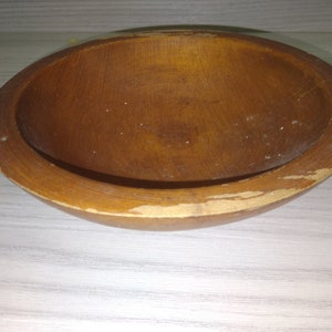 mumsing bowl wooden 6.25&quot; beautiful