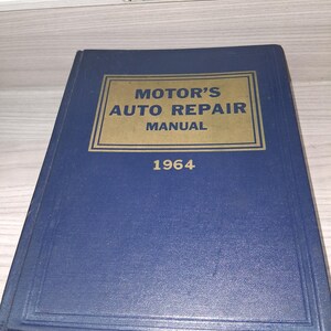 HANDBUCH 1964 (27th edition) antikes Vintage-Auto-LKW-Auto-Reparatur-Handbuch Copyright 1964, neuwertiger Zustand!