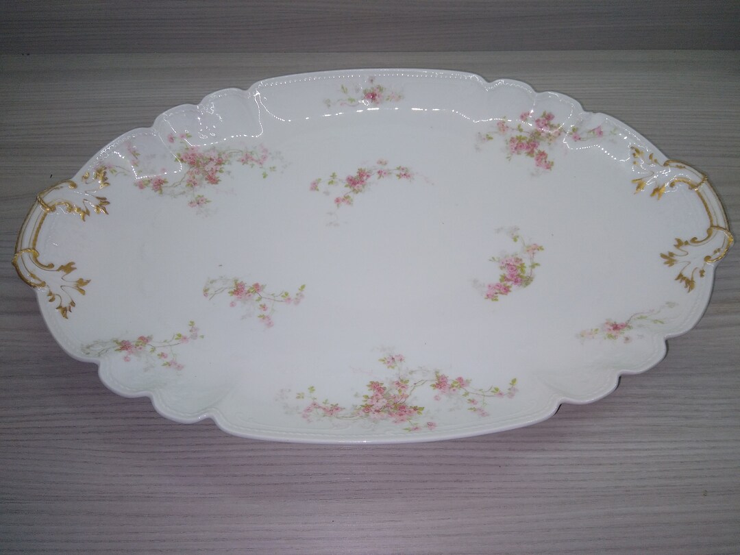 19 Porcelain Platter C H Field Haviland Gda Limoges China Flawless Etsy