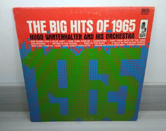 33  Vinyl LP Album the big hits of 1965 hugo winterhalter and his orchestra